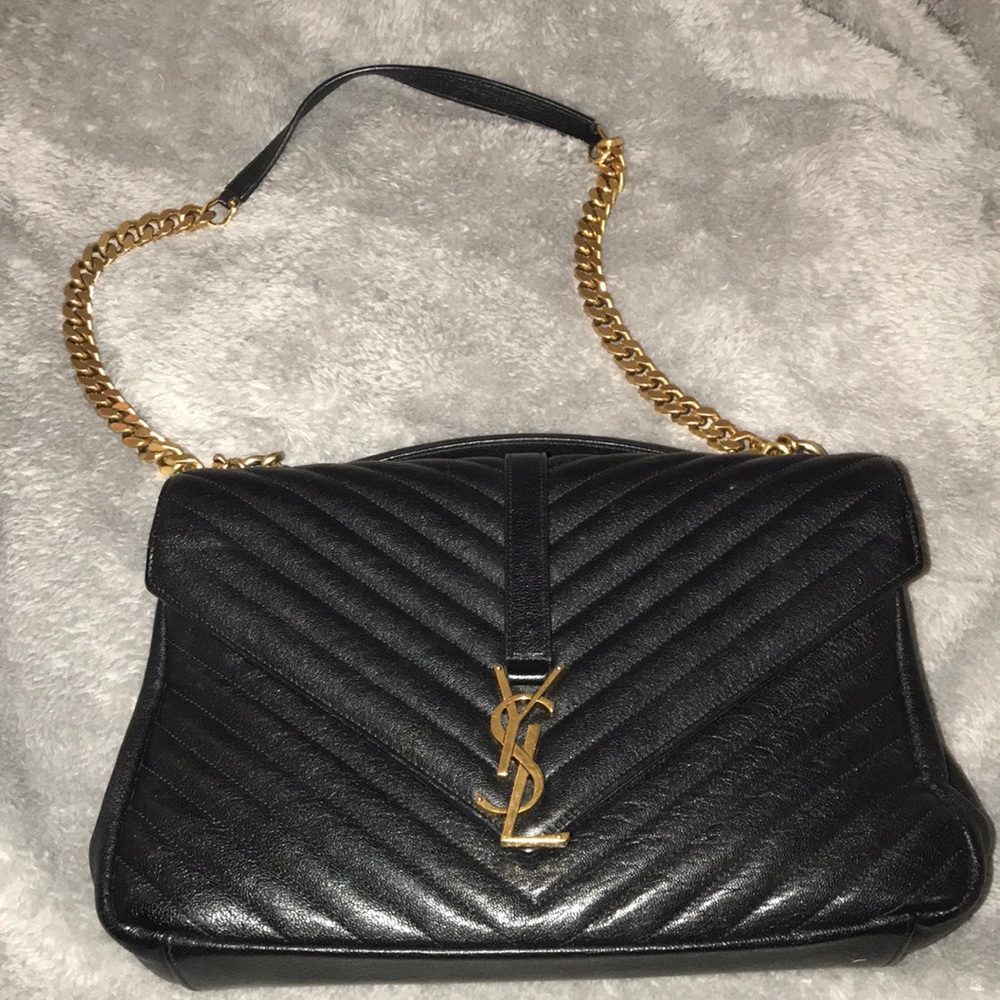 Yves Saint Laurent Large college bag